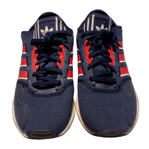 Adidas Mens Swift Run X Navy Red Striped Athletic Running Sneakers Size 11.5 - Picture 7 of 7